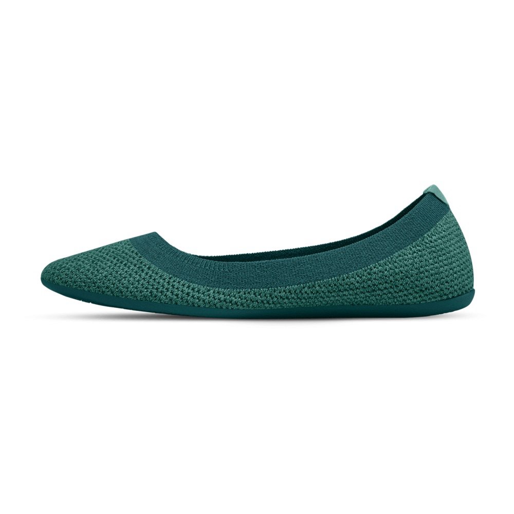 Allbirds Women\'s Tree Breezers - Flats Green - VWT549012